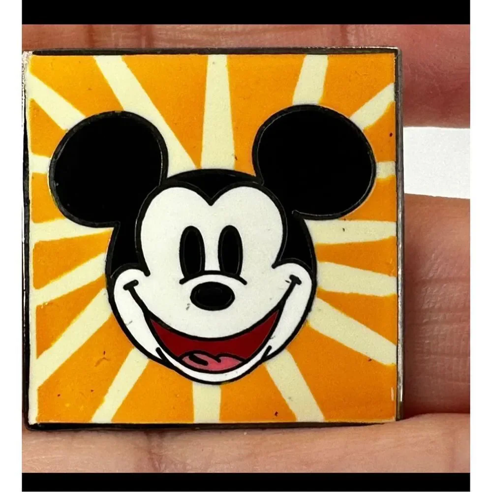 Disney collectible Mickey Mouse sunburst pin